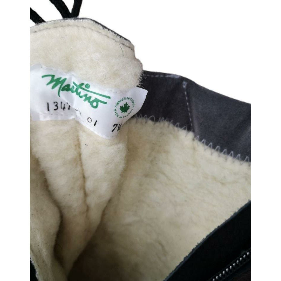 MARTINO BANFF NOIR GRIS Bottes d'hiver pour femme