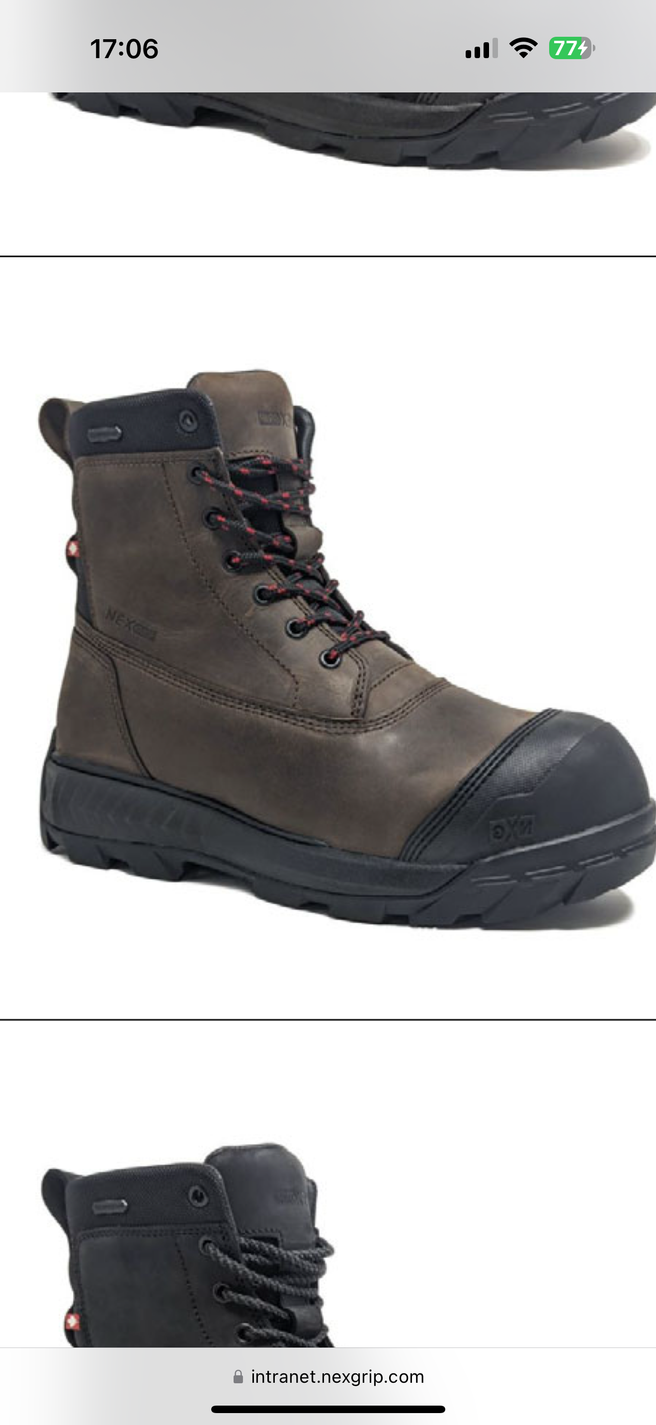 Steel toe boots Ice victor 200